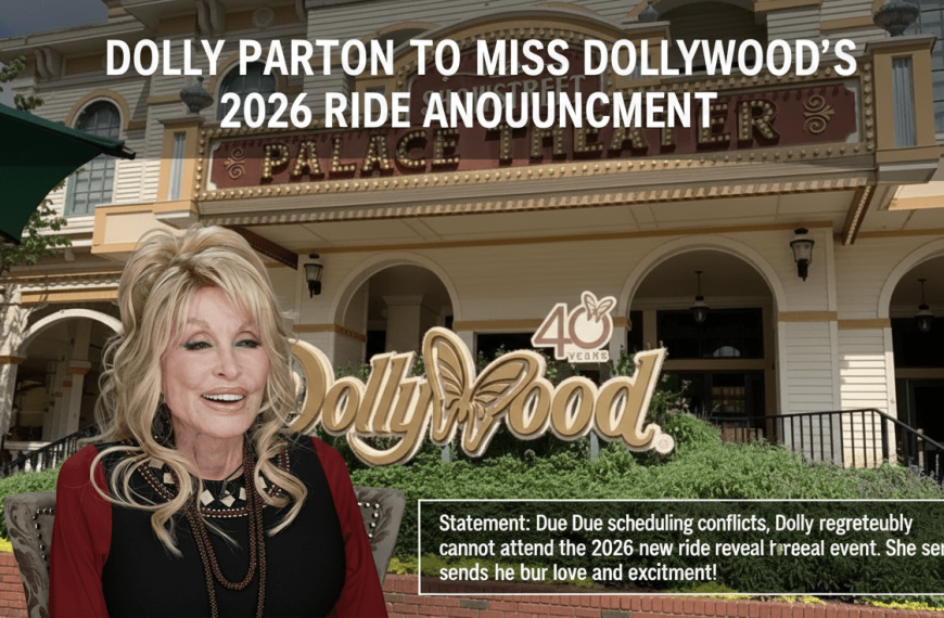Dolly Parton to overlook Dollywood’s 2026 trip announcement
