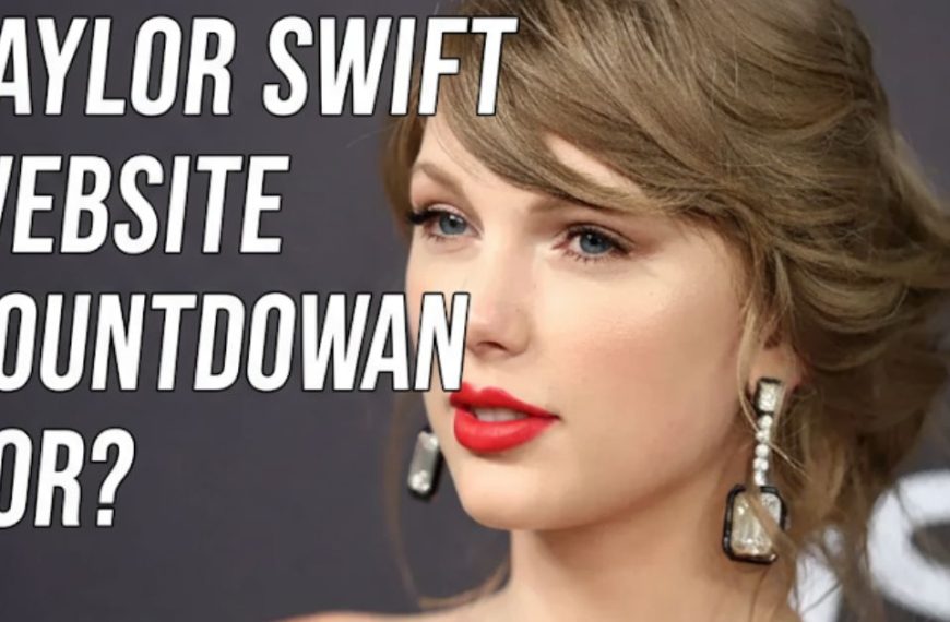 What’s the newest Taylor Swift web site countdown…