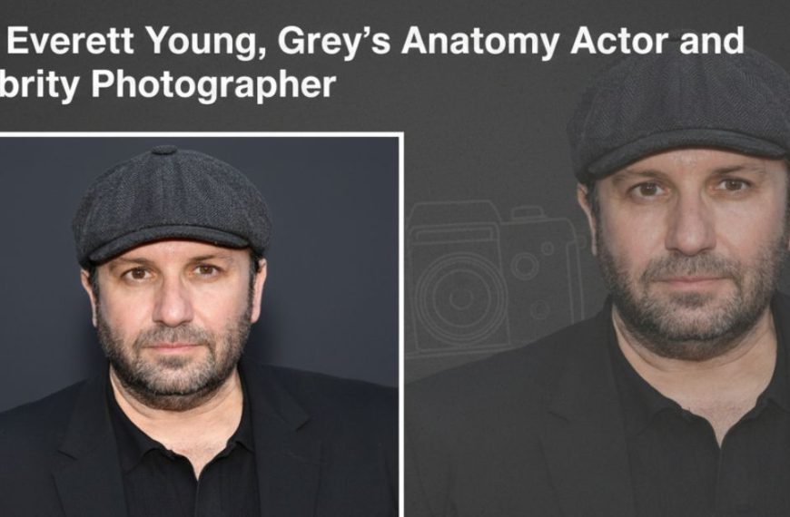 Brad Everett Younger, Gray’s Anatomy Actor and Celeb Photographer, Dies…